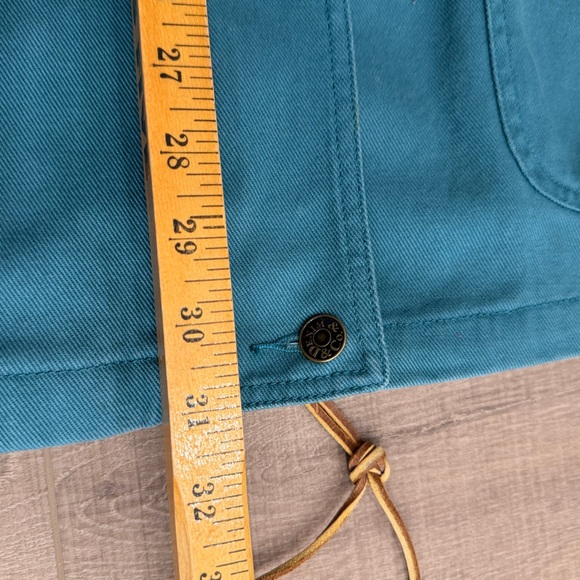 Vintage Denim Co Jacket Chore Barn Coat Adult S Flannel Lined Corduroy 90s Green - Picture 12 of 14